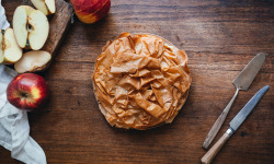 Les Délices d'Aliénor - Pastis gascon aux pommes et à l'armagnac cuit frais - 4 parts
