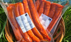 Ferme du Groin à L’Airbe - 5 merguez de porc (porguez!) plein air Bio