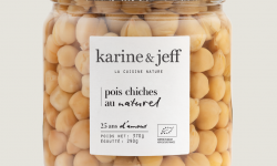 Karine & Jeff - Pois chiches au naturel 370g