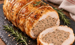 La ferme d'Enjacquet - [Précommande] Réservation NOËL - Rôti de Chapon farci au Foie Gras
