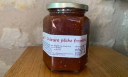 Des Poules et des Vignes à Bourgueil - Confiture Pêches Framboise