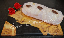 Boucherie Charcuterie Traiteur Lionel Ghérardi - Rôti de Chapon farci Foie gras et Morilles  - 1kg5