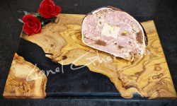 Boucherie Charcuterie Traiteur Lionel Ghérardi - Galantine de Porcelet au Foie gras, pistaches et figues - 350g