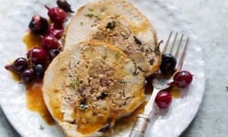 Ferme des Fabres, Vos Manges Gardiens - Rôti de Chapon au foie gras env 1kg