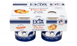 Bastidarra - Ekia - Yaourt brassé pêche 4*125g