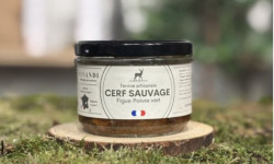 Venandi Sauvage par Nature - Terrine Cerf Sauvage Français aux Figues et Poivre Vert - 12x180g