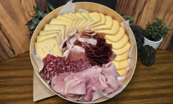 La Fermière - Raclette Truffe, Nature & Charcuterie : Le Plateau Complet Parfait pour 4 Gourmets