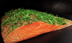 Thierry Salas, fumage artisanal - Pavé de saumon mariné, gravlax - 1kg