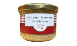 Ferme des Fabres, Vos Manges Gardiens - Rillettes de Canard au foie gras 200g