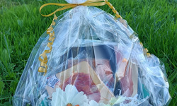 Eauzons ! - Panier dégustation: Truite fumée, en dés au piment d'Espelette et gravlax