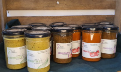 Sept Collines - Lot de 12 sauces artisanales aux légumes d'été français - 12 x 240 g