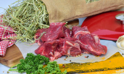 Dégustonfoin - [SURGELE]  Pack cuisson au foin : Bourguignon de boeuf Simmental BIO et BBC + Pochon de foin
