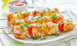 Maison Marechal - 12 Brochettes De Poulet Tomate Basilic