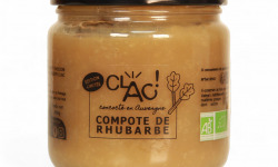 CLAC Conserverie - Compote rhubarbe bio - 400g