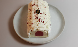 GT Designer Glacier - Bûche Vacherin Vanille / Framboise