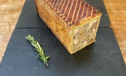 Elevage Les Blancs de l'Ouest - Pâté en croûte - Volaille, foie gras, sésame noir - 15 tranches