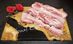 Boucherie Charcuterie Traiteur Lionel Ghérardi - Poitrine de Porc en tranches - 1 kg