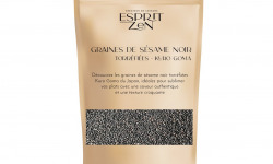 Esprit Zen - Graines de sésame noir torréfiées "Kuro Goma" - Sachet Zip 100g