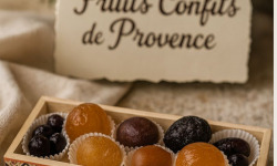 Nougats Laurmar - Coffret bois fruits confits glacés