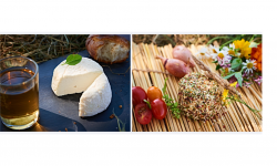 Chèvrerie de Ker Anna - Duo crottin frais et crottin saveurs du jardin