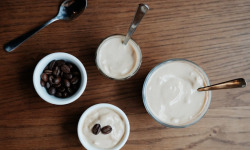 La Ferme d'Alcas - Yaourt au café 100g - lot de 18 unités