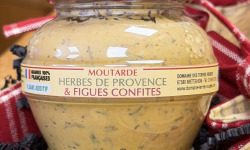 Domaine des Terres Rouges - Moutarde aux Herbes de Provence et aux Figues confites 200g