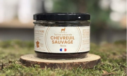 Venandi Sauvage par Nature - Terrine Chevreuil Sauvage Français aux Noix - 12x180g