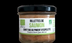 ONAKE - Le Fumoir du Pays Basque - Rillettes de Saumon confit au Piment d'Espelette - BIO