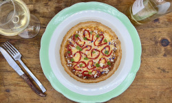 Ferme de Vertessec - Tarte au poulet rôti et poivrons -4 personnes -700g