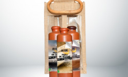 Adal Terra - Coffret cadeau - Coffret Huiles Gastronomiques bio de Chia, Pavot et Sésame Noir 3X200ml