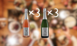 Domaine de la Chopinière du Roy - Coffret de 3 Crémants de Loire Rosé Dry et 3 Crémants de Loire Blanc Brut - 6x75 cl
