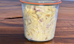 Boco Fabrik - Lot de 6 bocaux tagliatelles carbonara