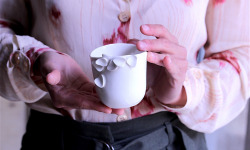 Atelier Eva Dejeanty - Lot de 4 x Tassa en porcelaine Eclosion M