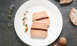 Lucien Doriath - 2 tranches de foie gras de canard au chutney de figue