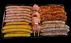 Le Lavandier Charcutier Pontivy - Colis Barbecue Gourmand 7pers - Porc