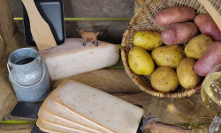 Boutique Boisette - Fromage à raclette de chèvre saveur moutarde 200g