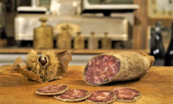 Charcuterie Mannei - Saucisson sec Fermier de Porc Noir Nustrale - Sans Nitrite-