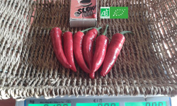 LES JARDINS DE KARINE - Piment frais rouge fort - 100g