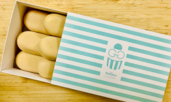Les Garçons Glaciers - Lot de 8 esquimaux Fraise coque Yuzu