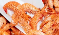 Poissonnerie La Piriacaise - crevettes roses de pays cuites