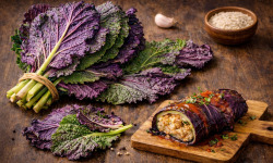 Nature et Saveurs - Ferme Aquaponique et Permacole Astérienne - Feuilles de chou Rioja – Resisténcia végétale
