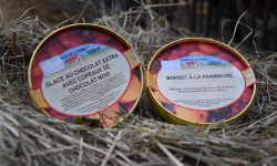 Les Glaces de la Promesse - Glace Chocolat Extra Et Sorbet Framboise 2x 500 Ml