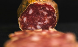 Thierry Salas, fumage artisanal - Saucisson de porc noir fumé - Tranché, sous vide - 100 G
