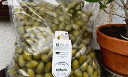 Les amandes et olives du Mont Bouquet - Olives vertes Natures 2,5 kg