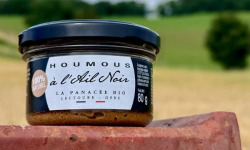 La Panacée bio - Houmous bio à l'ail noir, cumin et poivre vert - 80 g