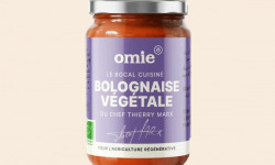 Omie - Sauce bolognaise végétale bio - tomates plein champs du sud de la France - 340 g