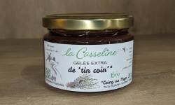 Ferme Joos - Gelée extra de Coings au Thym BIO "Tin Coin" : la  Casseline