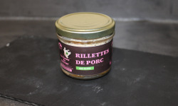 La Ferme du Louvier - Rillettes de porc aux olives 90 g de porc élevé en plein air