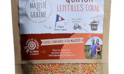 BERRY GRAINES - Mélange Quinoa/lentilles Corail origine France - 350g