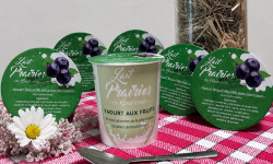 Lait Prairies du Boulonnais - Yaourt brassé Myrtille - 6 x 125g